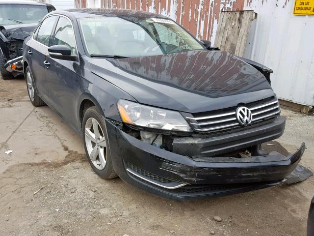 1VWBH7A31DC020715 - 2013 VOLKSWAGEN PASSAT SE BLACK photo 1