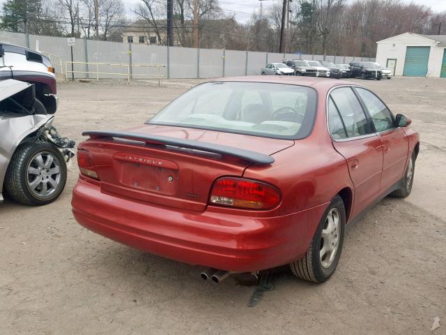 1G3WS52H3XF364506 - 1999 OLDSMOBILE INTRIGUE G RED photo 4