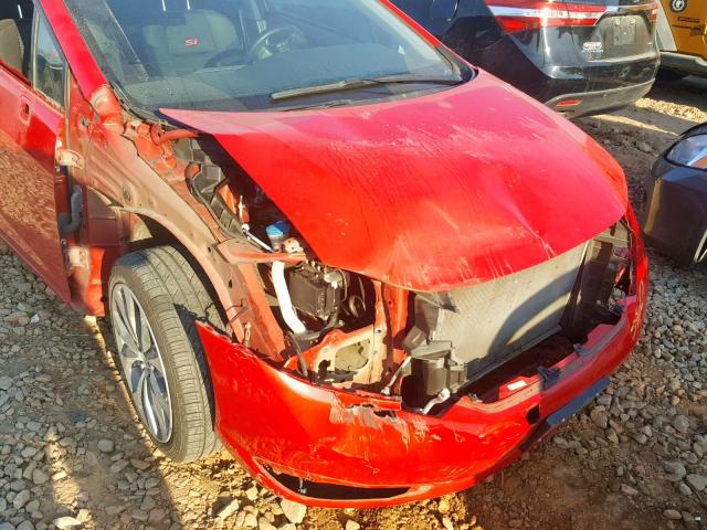 2HGFB6E59CH706543 - 2012 HONDA CIVIC SI RED photo 9