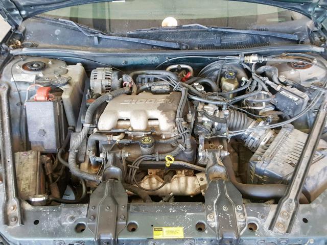 1G2WK52J21F174677 - 2001 PONTIAC GRAND PRIX GREEN photo 7