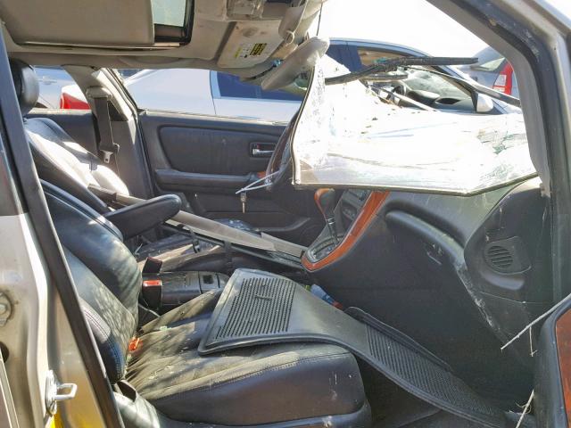 JTJHF10U130310279 - 2003 LEXUS RX 300 GRAY photo 5