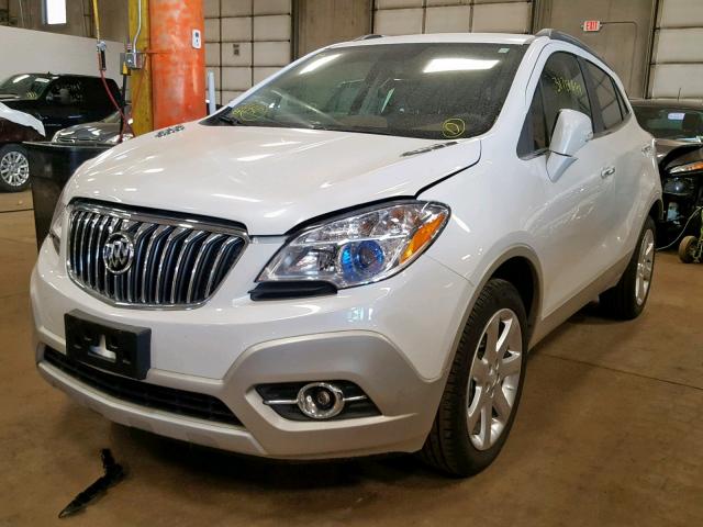 KL4CJGSB9FB223047 - 2015 BUICK ENCORE WHITE photo 2