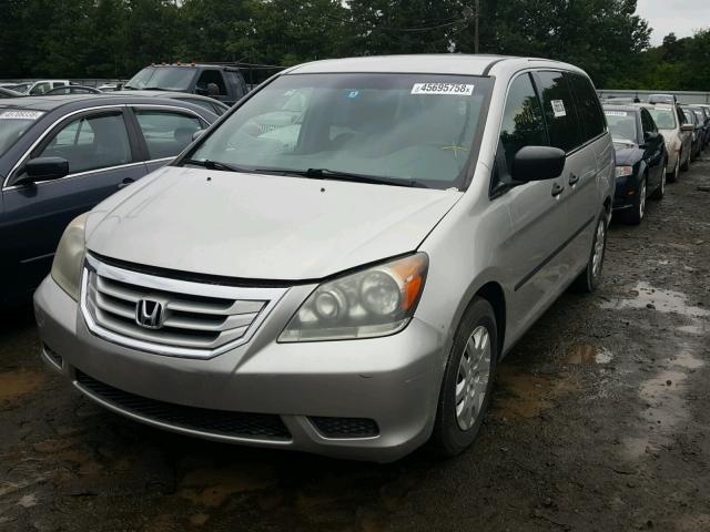 5FNRL38228B082882 - 2008 HONDA ODYSSEY LX SILVER photo 2