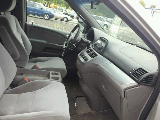 5FNRL38228B082882 - 2008 HONDA ODYSSEY LX SILVER photo 5