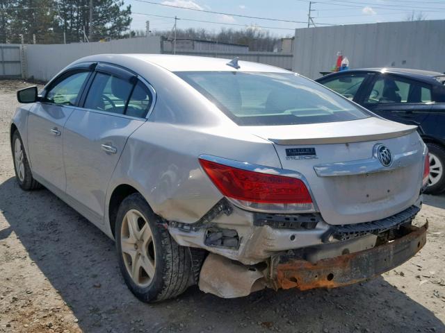 1G4GA5EC5BF260787 - 2011 BUICK LACROSSE C SILVER photo 3