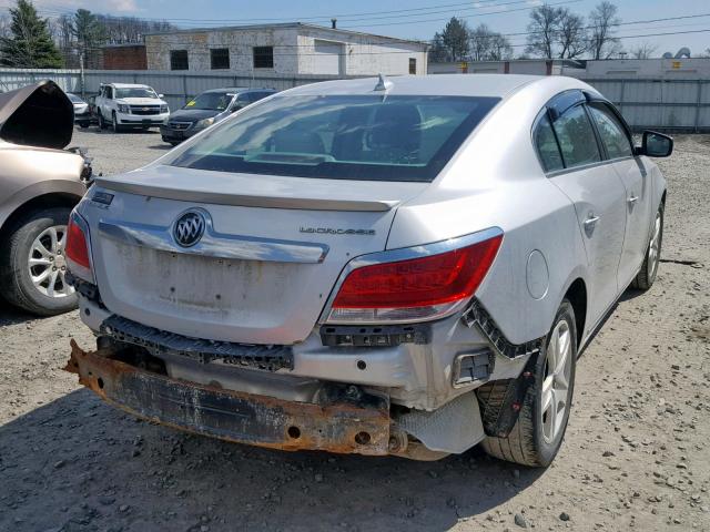 1G4GA5EC5BF260787 - 2011 BUICK LACROSSE C SILVER photo 4