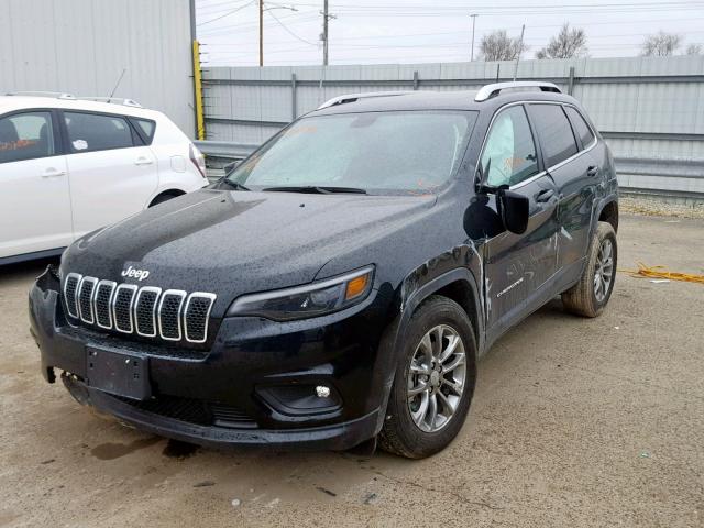 1C4PJMLN2KD214395 - 2019 JEEP CHEROKEE L BLACK photo 2