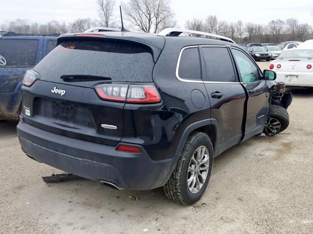 1C4PJMLN2KD214395 - 2019 JEEP CHEROKEE L BLACK photo 4