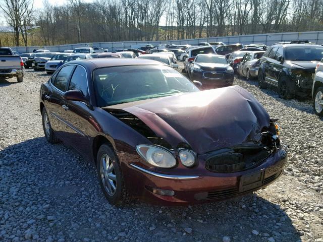 2G4WD582861300721 - 2006 BUICK LACROSSE C MAROON photo 1