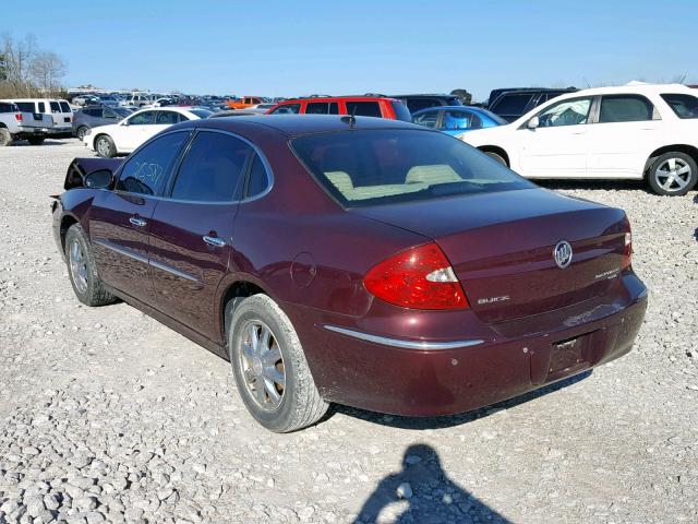 2G4WD582861300721 - 2006 BUICK LACROSSE C MAROON photo 3