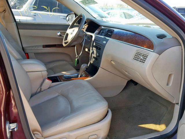 2G4WD582861300721 - 2006 BUICK LACROSSE C MAROON photo 5