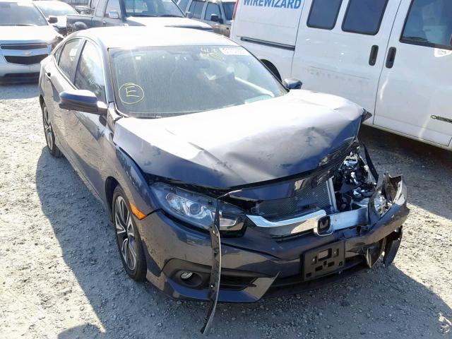 2HGFC1F76JH644273 - 2018 HONDA CIVIC EXL GRAY photo 1