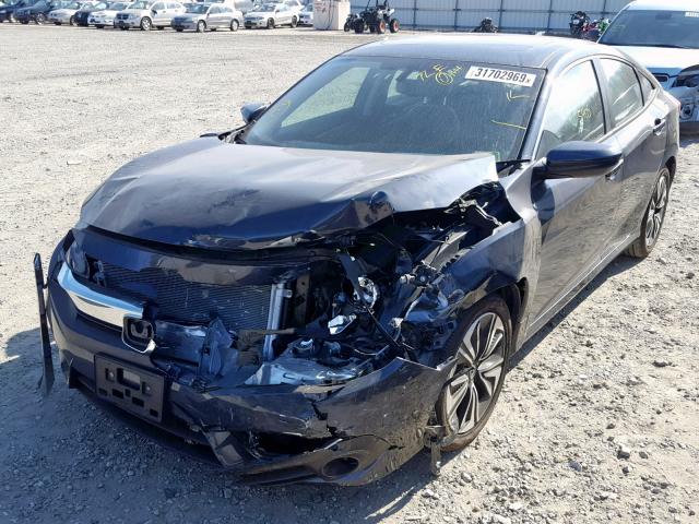 2HGFC1F76JH644273 - 2018 HONDA CIVIC EXL GRAY photo 2