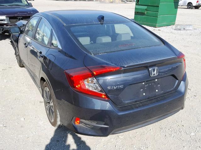 2HGFC1F76JH644273 - 2018 HONDA CIVIC EXL GRAY photo 3