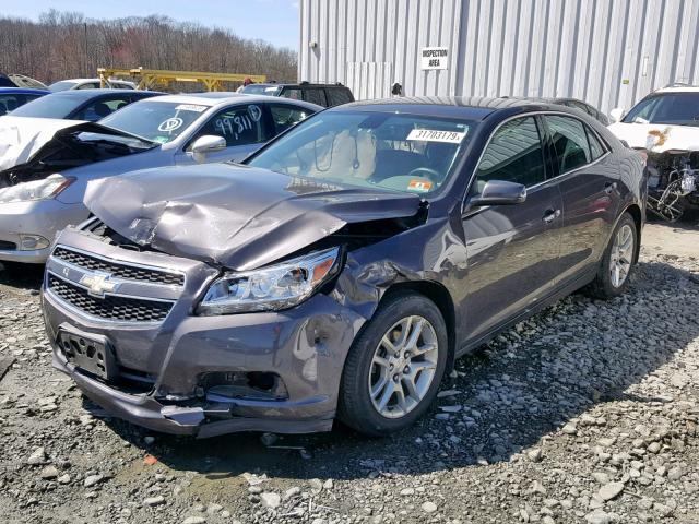 1G11D5RR4DF101867 - 2013 CHEVROLET MALIBU 1LT გრაფიტი ფოტო 2