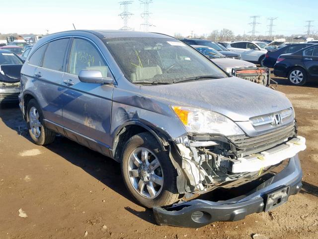 JHLRE48709C013024 - 2009 HONDA CR-V EXL BLUE photo 1