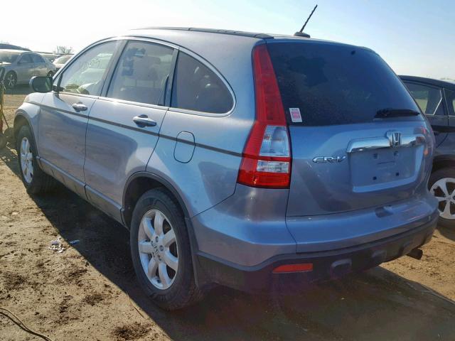 JHLRE48709C013024 - 2009 HONDA CR-V EXL BLUE photo 3