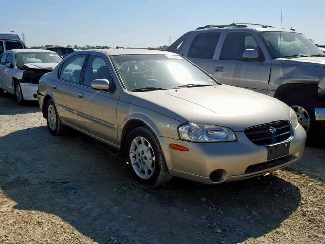 JN1CA31D61T802830 - 2001 NISSAN MAXIMA GXE GOLD photo 1