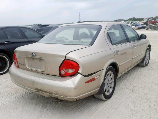 JN1CA31D61T802830 - 2001 NISSAN MAXIMA GXE GOLD photo 4