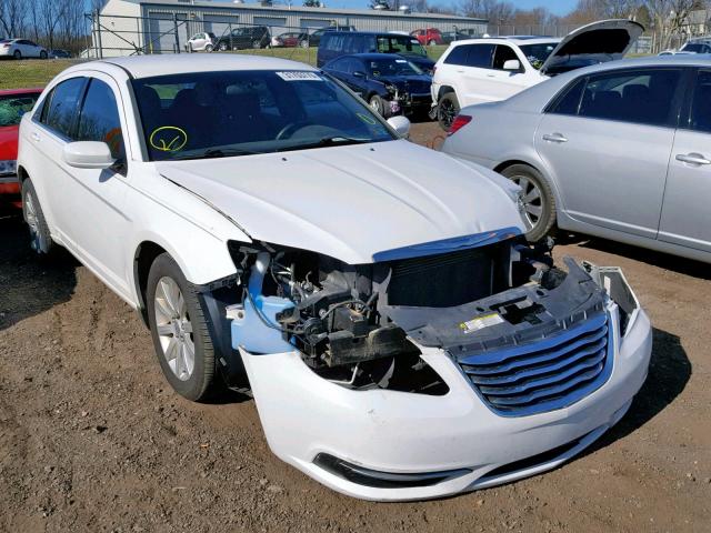 1C3CCBBB3CN230089 - 2012 CHRYSLER 200 TOURIN WHITE photo 1