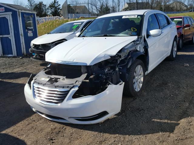 1C3CCBBB3CN230089 - 2012 CHRYSLER 200 TOURIN WHITE photo 2