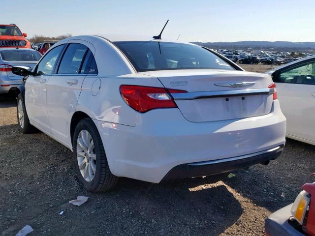 1C3CCBBB3CN230089 - 2012 CHRYSLER 200 TOURIN WHITE photo 3