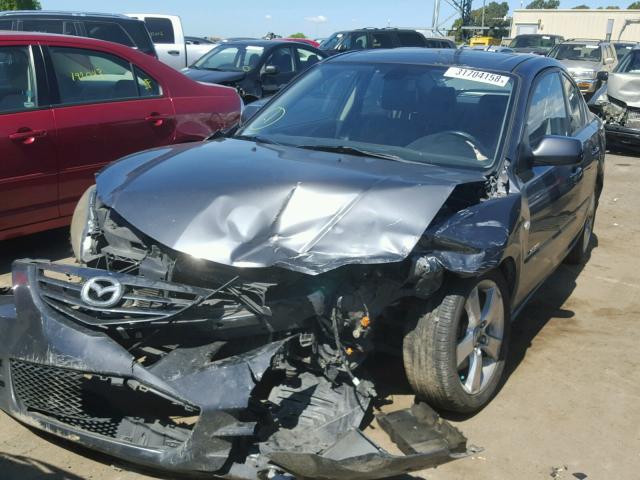 JM1BK323151258430 - 2005 MAZDA 3 S GRAY photo 2