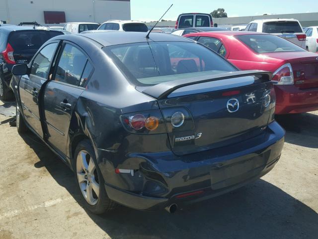 JM1BK323151258430 - 2005 MAZDA 3 S GRAY photo 3