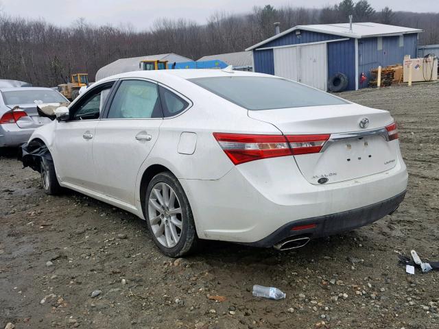 4T1BK1EB3EU081543 - 2014 TOYOTA AVALON BAS WHITE photo 3