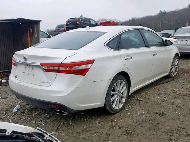 4T1BK1EB3EU081543 - 2014 TOYOTA AVALON BAS WHITE photo 4