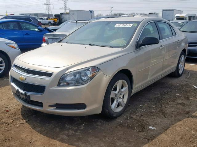 1G1ZB5E03CF287917 - 2012 CHEVROLET MALIBU LS GOLD photo 2