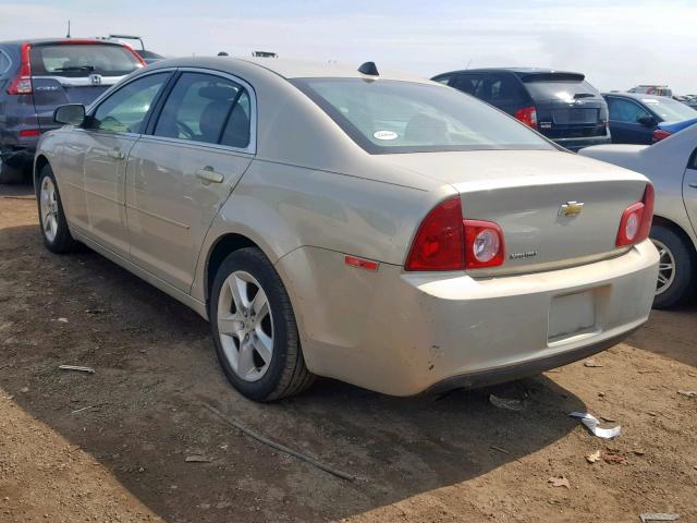 1G1ZB5E03CF287917 - 2012 CHEVROLET MALIBU LS GOLD photo 3