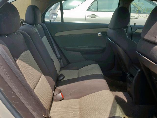 1G1ZB5E03CF287917 - 2012 CHEVROLET MALIBU LS GOLD photo 6