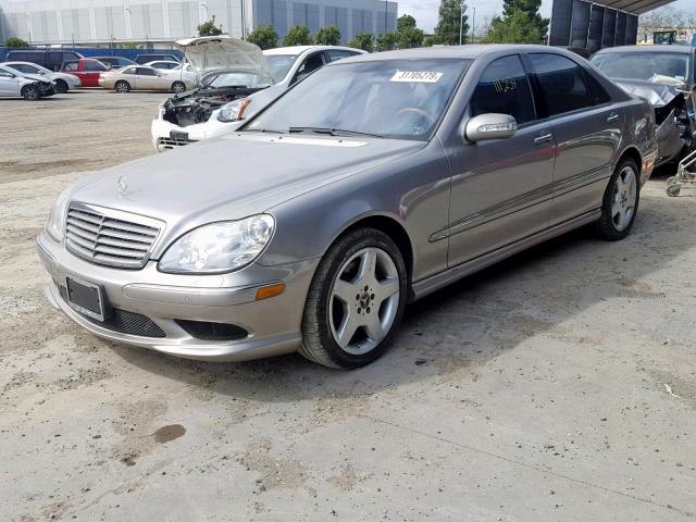 WDBNG76J24A399311 - 2004 MERCEDES-BENZ S 600 TAN photo 2