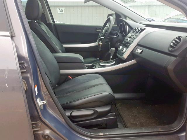 JM3ER293190227268 - 2009 MAZDA CX-7 SILVER photo 5