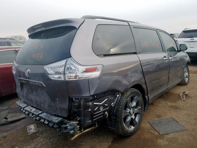 5TDXK3DCXFS557857 - 2015 TOYOTA SIENNA SPORT  photo 4