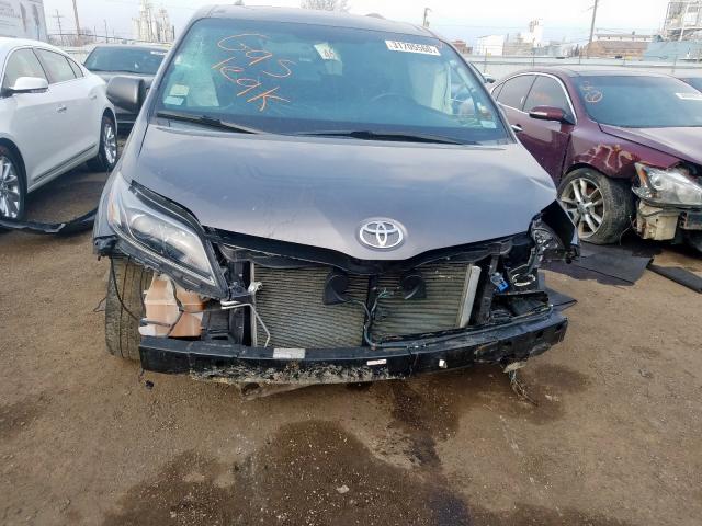 5TDXK3DCXFS557857 - 2015 TOYOTA SIENNA SPORT  photo 9