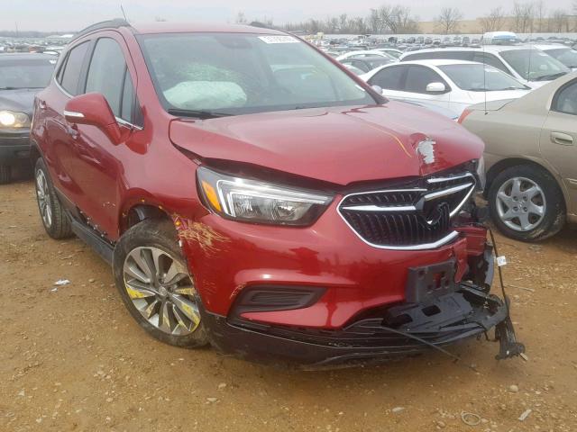 KL4CJASB8JB516329 - 2018 BUICK ENCORE PRE RED photo 1