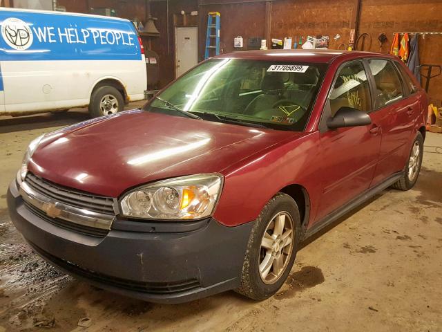 1G1ZT62845F164840 - 2005 CHEVROLET MALIBU MAX 红色 照片 2