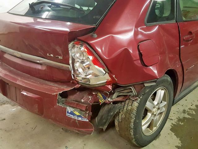 1G1ZT62845F164840 - 2005 CHEVROLET MALIBU MAX 红色 照片 9