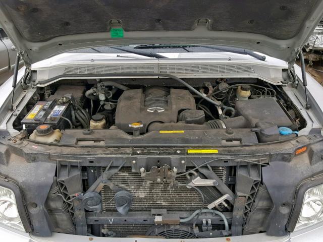 5N3AA08C24N805302 - 2004 INFINITI QX56 SILVER photo 7