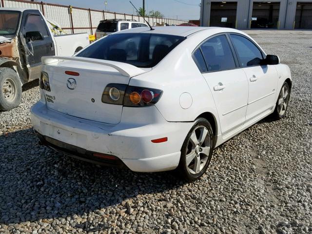 JM1BK323951231024 - 2005 MAZDA 3 S WHITE photo 4