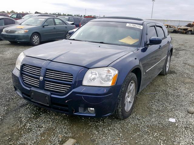 2D4FV48VX5H648017 - 2005 DODGE MAGNUM SXT BLUE photo 2