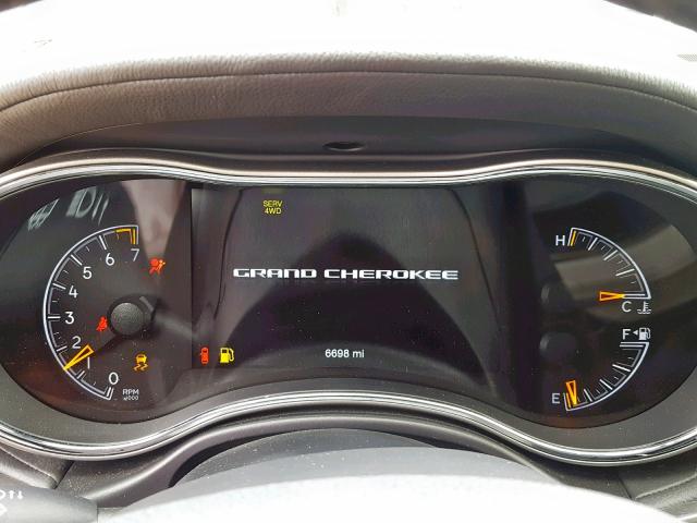 1C4RJFBG3JC322326 - 2018 JEEP GRAND CHER BLACK photo 8