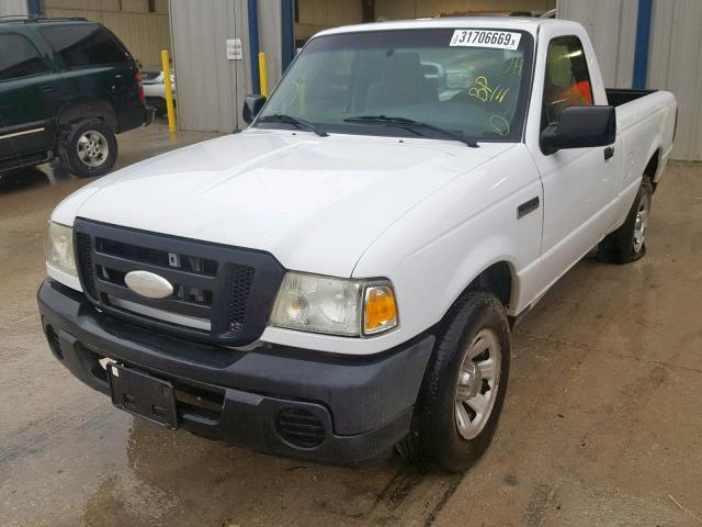 1FTYR10D18PA63693 - 2008 FORD RANGER WHITE photo 2