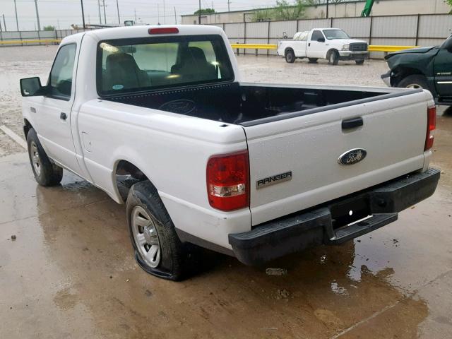 1FTYR10D18PA63693 - 2008 FORD RANGER WHITE photo 3