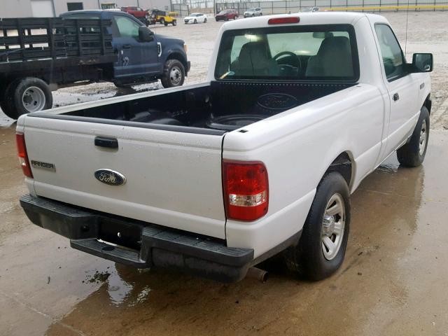 1FTYR10D18PA63693 - 2008 FORD RANGER WHITE photo 4