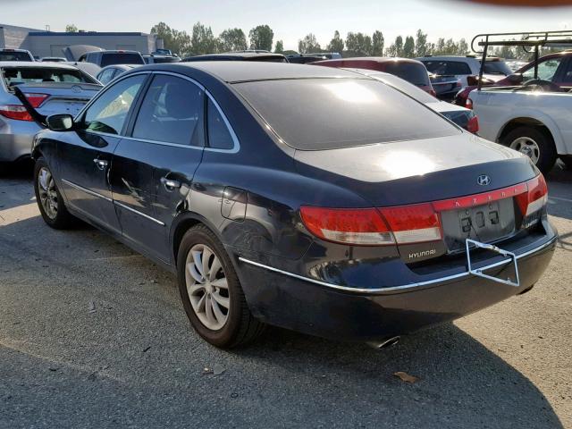 KMHFC46F86A121703 - 2006 HYUNDAI AZERA SE BLUE photo 3