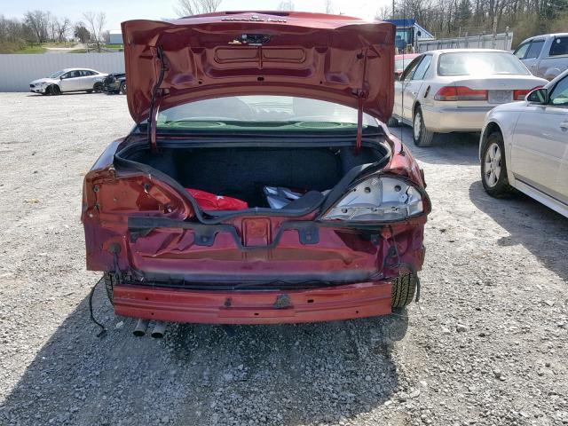 1G2NF52F53C164502 - 2003 PONTIAC GRAND AM S RED photo 9