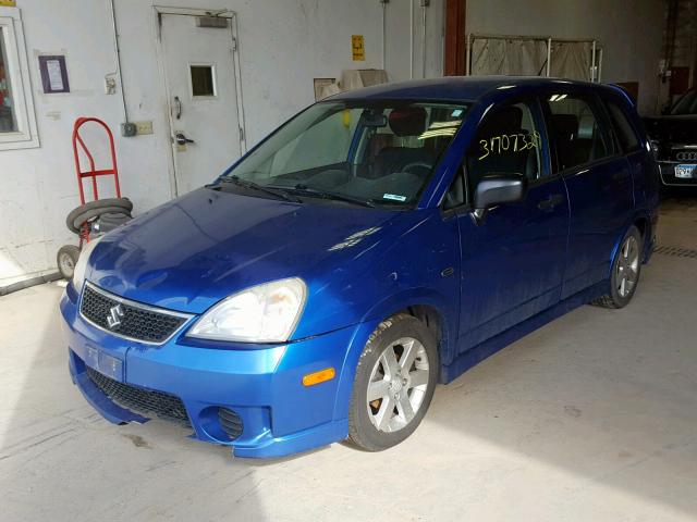 JS2RC62H665353297 - 2006 SUZUKI AERIO BLUE photo 2